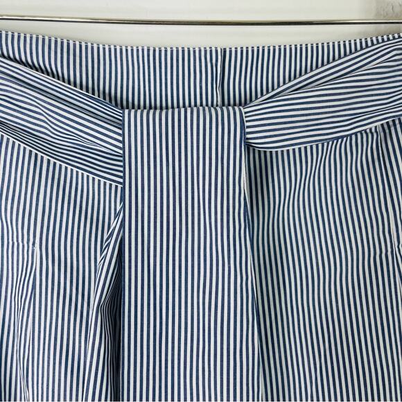 NEW Crown & Ivy blue white striped tie coastal nautical preppy shorts 16 - Picture 2 of 6